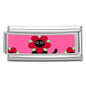 Y2K Red Pink Heart Dog Cat Flowers Italian Charm Link Fit 9mm Stainless Steel Jewelry DIY Making Bracelets For Gifts
