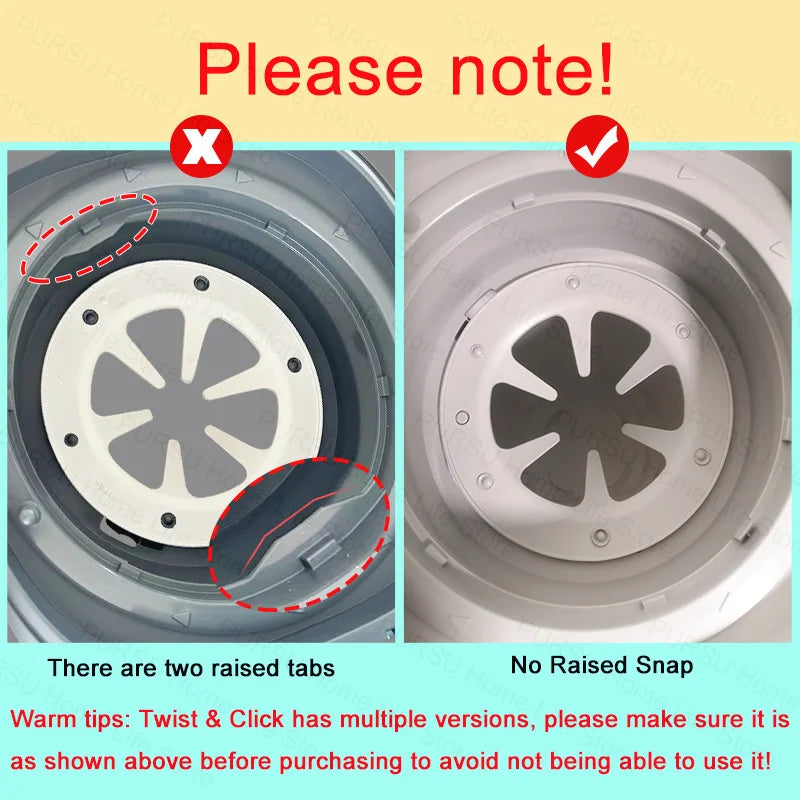 Diaper Pail Garbage bag Compatible with Tommee Tippee Sangenic Simplee and Twist&click and Sangenic Tec Pail Replacement Bag