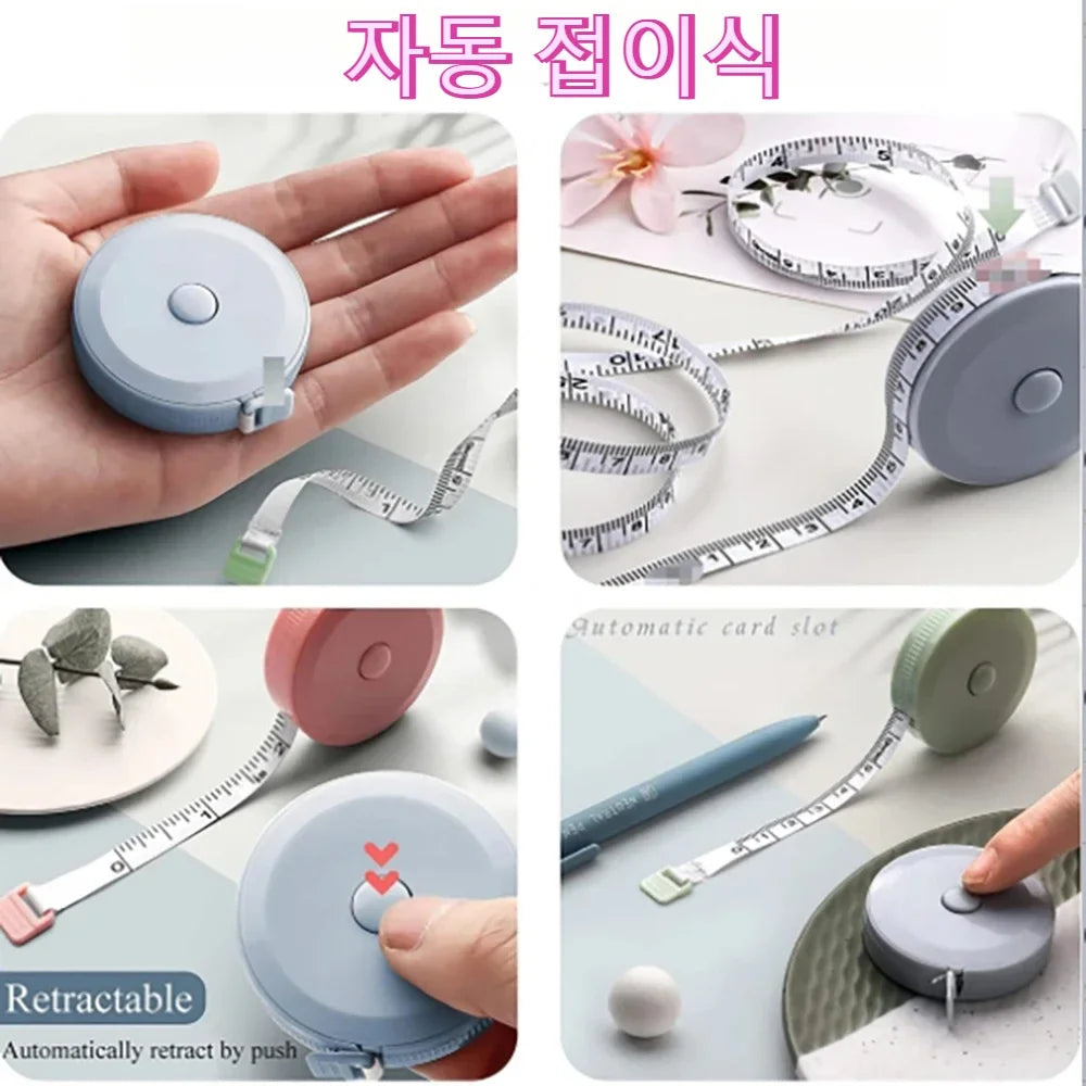 1.5m Portable Double Scale Tape Measure Multi-functional Soft Ruler for Weight Loss Medical Body Measurement Sewing Tailor Craft