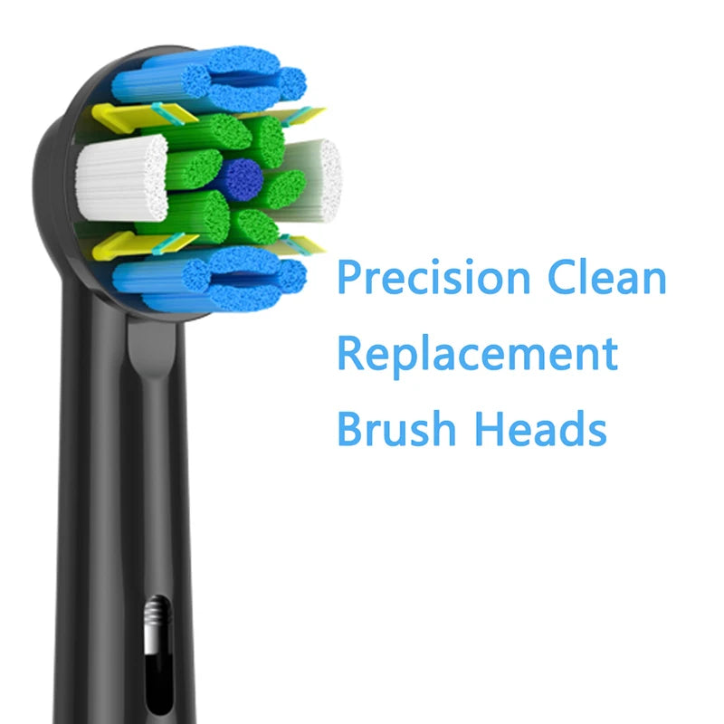4PCS FlossAction Replacement Brush Heads For Oral B Sensitive Clean Pro Health D16 D12 8860 8875 8900 8950 Electric Toothbrush