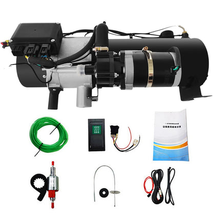 SIHAO 10KW Heavy‑Duty Water‑Type Diesel Heater, 12V‑24V Universal Vehicle Preheater, Robust Fuel Heating Unit for Automobile Engine Warm‑up and Passenger Cabin Heating Work