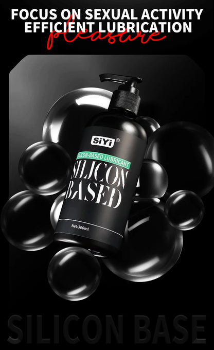 120ml/300ml Silicone Based Lubricant for Sex Toy, Long-Lasting Stringy Anal Lube Suitable for Bathroom and Underwater Use