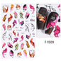 1PCS Marbled Nail Sticker 3D Abstract Lines Sticker Nail Art Supplies Nail Decals Y2K Laser Butterfly Ladies Nail Art Decoration