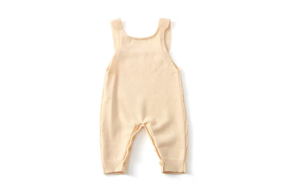 MILANCEL New Spring Baby Overall 3M-6Y Solid Color Infant Girls Knit Rompers 6 Colors Versatile Children Suspenders Jumpsuit
