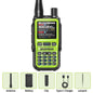 BAOFENG UV-5R Mini Walkie Talkie Full Band Bluetooth Programming Wireless Copy Frequency 999CH AM FM Type-C Long Range Ham Radio
