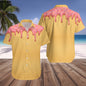 2025 Cold Ice Cream Hawaii Shirt Unisex 3D Printed Funny Popsicle Aloha Shirts Summer Short Sleeve Beach Lapel Blouse Tops