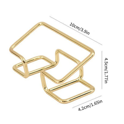 Business Card Holder Desk Bracket - Office Gift Display Cards Organizer - Stylish Business Card Holder for Desktop