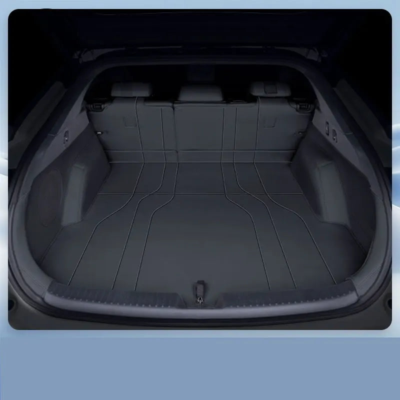 For Xpeng G6 2026 2025 2024 Car Boot Mat Rear Trunk Liner Cargo Protection Leather Trunk Mat Interior Modification Accessories