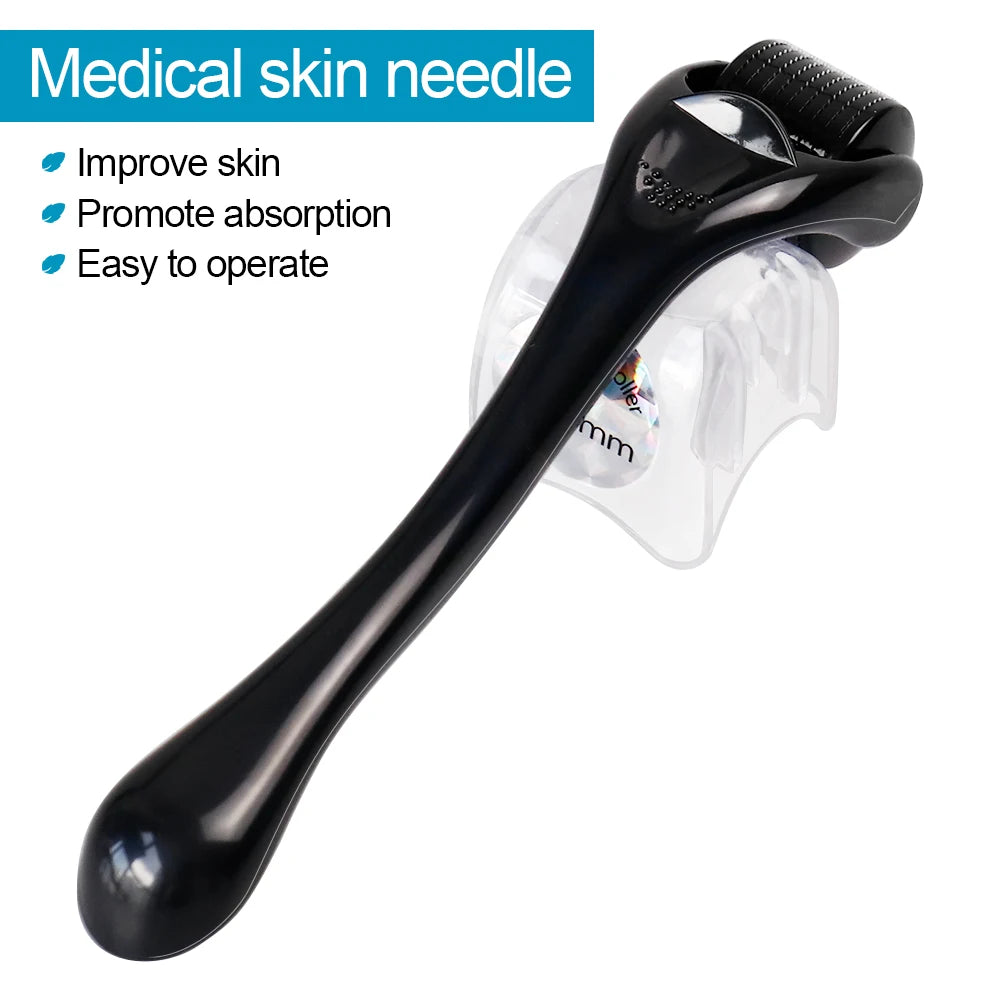 DRS 540 Titanium Derma Roller for Hair Regrowth Growth Mesoroller Beard Face DermaPen Skin Care Micro Needle Roller Dermaroller
