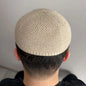 Hat Muslim Men Clothing Prayer Cap Islamic Kufi Tax Products Knitted Kippa Cotton Simple Daily Turkish 0756