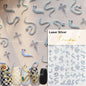 5D Gold Stamped Silver Sun Stars Snake Nail Art Stickers Totems Reliefs Self Adhesive Dark Chinese Style Manicure Decals