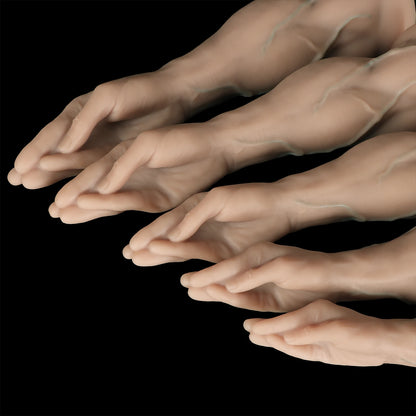 5 Sizes Huge Anal Plug Thick Arm Buttplug Silicone Suction Cup Veins Texture Palm Dildo Adult Sex Toy For Women Gay Masturbation