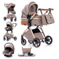 Luxury Baby Stroller 3 in1 Portable Baby Carriage Folding Prams High Landscape Car for Newborn Baby Adjustable Handle travel