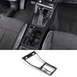 FOR Audi Q3 2019 -2022 Car Carbon fiber style Console Gear Shift Frame Cover Trim Interior accessories  Auto Integral interior