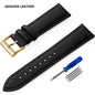 SAMCO Genuine Leather Watch Band 12/14/16/18/19/20/21/22/24 mm Watch Strap for Man Women High-quality Wrist Watchband + Tool