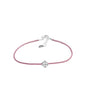 La Monada Red Thread For Hand Women's 925 Sterling Silver Bracelets Square Zircon Red String Rope Jewelry Bracelets For Women