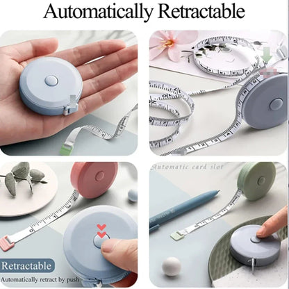 1.5m Portable Double Scale Tape Measure Multi-functional Soft Ruler for Weight Loss Medical Body Measurement Sewing Tailor Craft