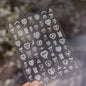 1Sheet 5D Soft Embossed Relief Nail Stickers Cute Daisies Self Adhesive Slider Stickers Press On Nails DIY Japanese Nail Art Dec