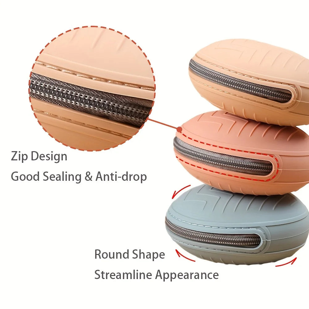 Silicone Pacifier Storage Case, Newborn Pacifier Holder, Travel Baby Pacifiers Silicone Pouch, Pacifier Accessories