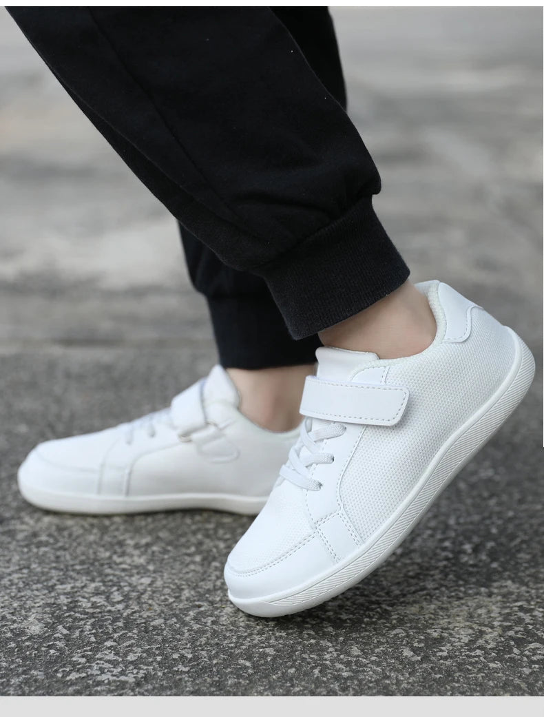 Children Sneaker Girls Barefoot Shoes  2025 New Luxury Fashion Skate Kids Casual Sneaker White Pink Sports Tennis Shoes for Girl