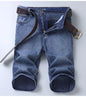 Summer Shorts Jeans Men Denim Pants Stretch Black Fashion Design Men's Jeans Slim Straight Male Short Jeans