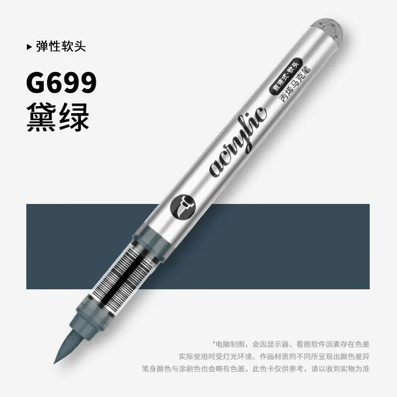 1 PC 120 Colors Acrylic Paint Marker Pens Professional Drawing Pens for Graffiti Manga School Aesthetic Stationery Art Supplies