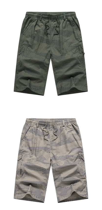 Big Size Men's Sports Casual Shorts Fashion Loose Straight Cargo Shorts Cotton Comfortable Beach Running Short Pants
