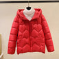 2025 New Style Korean Fashion Winter Jacket Short Down Bread Service Woman Snow Wear Puffer Coats Loose Warm Parkas Hooded Outwe