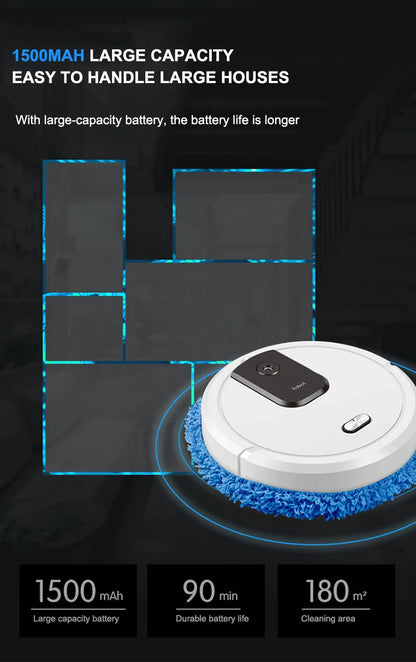 Smart Robot Vacuum Cleaner Multifunction Home Cleaning Sweeping Machine Rechargeable Wireless Smart Floor Machine Office Clean