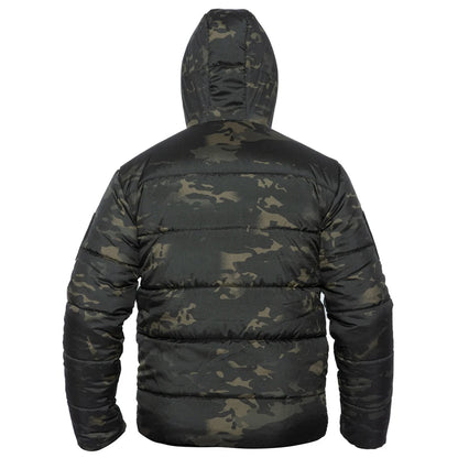 Winter Coat With Hoodie Mens Camouflage Tactical Jackets Outdoor Hooded Light Weight Thermal Reflective Windbreaker Men Clothing