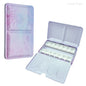 Empty Metal Watercolor Tin Palette Box With 14/26/52pcs Detachable Empty Watercolor Half Pans For DIY Travel Watercolor Palette