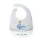 Waterproof Baby Bibs For Kids Eating Stuff Soft Silicone Cartoon Crocodile Printed Baby Apron Bib Reusable Baby Feeding Apron