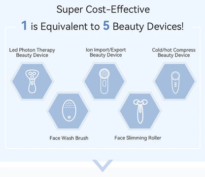 ANLAN Facial Massager Pro Microcurrent Face Lifting Skin Rejuvenation with Cold Deep Cleaning Anti-aging Skincare Beauty Device