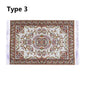 Turkish Style Miniature Weaving Rug Playing House Floor Coverings Dollhouse Carpet  1:12 Scale Doll Accessories