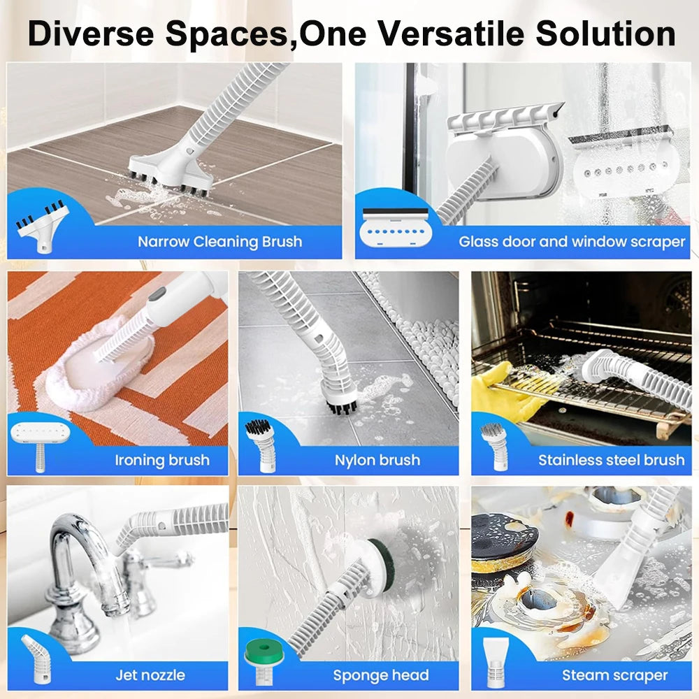 Steam Cleaner Multipurpose Powerful Tank and Portable Handle for Grout Tile Floors Appliances Home&Car	Steam Mop