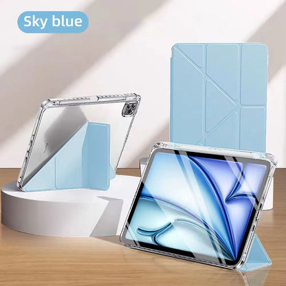 Clear Case For iPad Pro 11 iPad 10.2 7th 8th 9th 10th Gen Cover iPad Air 6 5 4 3 10.2 10.9 13 12.9 M2 M4 Mini 6 7 8.3 Clear Case
