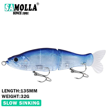 11.5cm/18.5g Balam Glide Bait Catfish Joint Giant Hard Bait Swimbait for Pike Bass Saltwater Glide Bait Leurre De Pêche