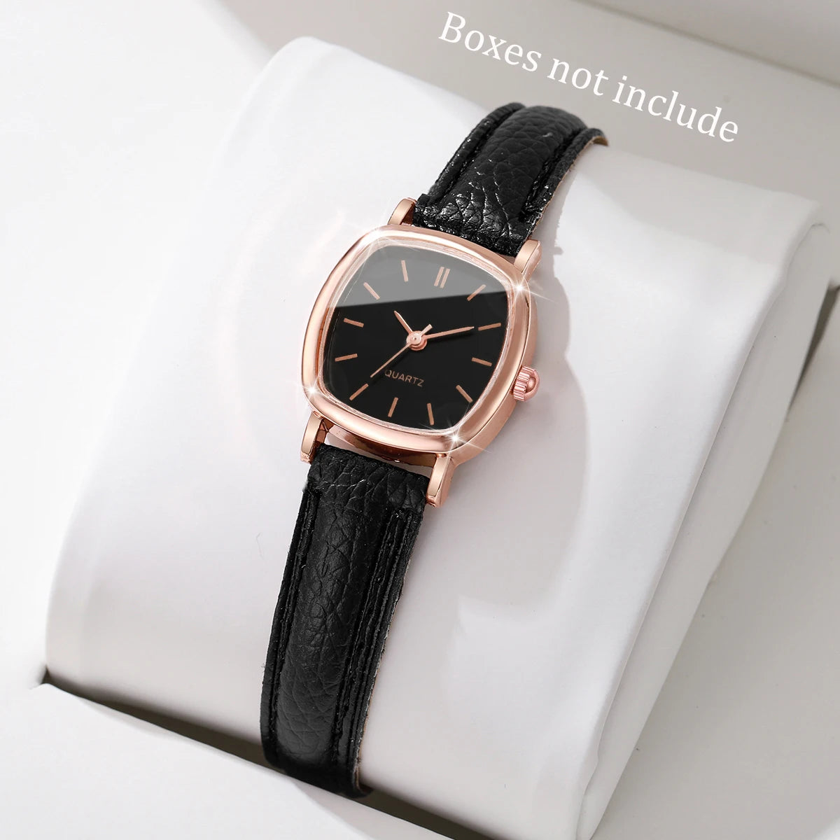 Fashion Small Dial Women Quartz Watch Ladies Simple Leather Band Wristwatches（Without Box）