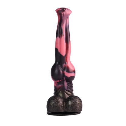 FAAK Silicone Long Penis Fantasy Knot Horse Dildo With Sucker Sex Toys For Women Anal Plug Female Masturbator Adult Games