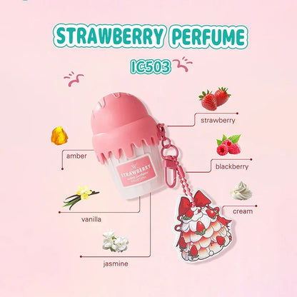 Dubai Arabia Gourmet Eau De Toilette 50ml Cherry Croissant Strawberry Chocolate Scent Cute Delicate Pendant Body Perfume Spray