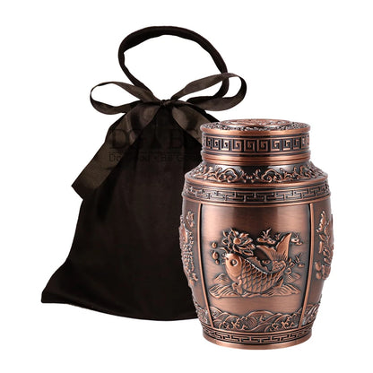 Pet Memorial Keepsake Urns Container for Human Ashes, Metal Cremation Urns, Small Animal Urn, Coffin Box