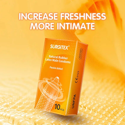 20-Pack Ultra-Popular Combo Pack Ultra-Thin Ultra-Lubricated Textured Male Condoms for Bareback Sensation