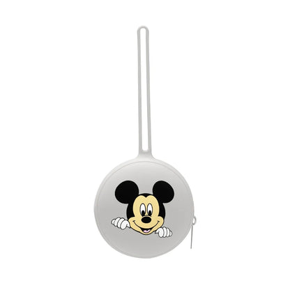 Cartoon Silicone Nipple Storage Bag  Kids Pacifier Holder Portable Silicone  Food-Grade Pendant DIY Accessories Baby Toy Gift