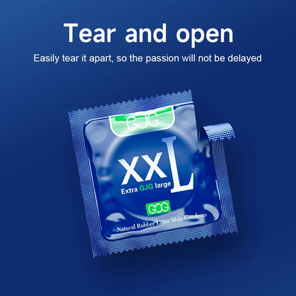 Width-56/58/60/65mm(LLarge Size Condoms  Men Latex Condom Safe Contraception Protection Adult Sex Products Intimate