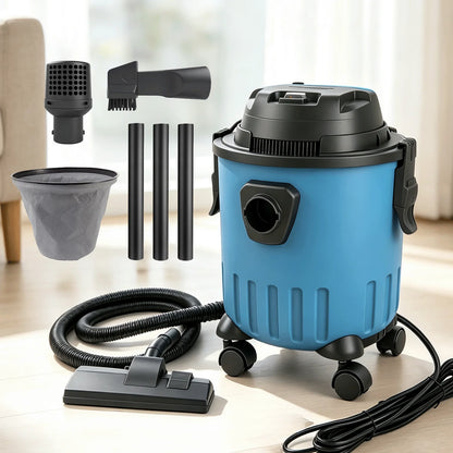 15L Wet Dry Vacuum Cleaner Portable Wet&Dry Blower Function Household Shop Vac With Full Accessories