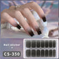 14/16Tips Full Cover Gradient Nail Stickers Multi Color Self Adhesive Slider No Need UV Lamp Cured Press ON Nail Decal