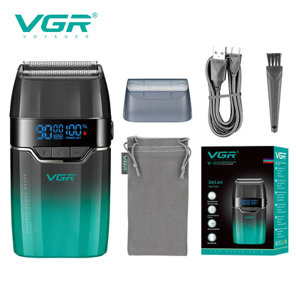 VGR Face Shaver Professional Hair Trimmer Mini Shaver Cordless Beard Trimmer Adjustable Barber Hair Clipper V-906 V-003 V-308