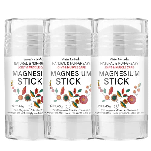 Magnesium Stick for Joint & Muscle Care - Natural, Non-Greasy with Chamomile & Lavender, Deeply Moisturizes