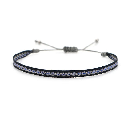 KKBEAD Wholesale Handwoven Bracelet Colombia Cloth Braided Wristband Bracelets for Women Men Gift Hippie Boho Friendship Jewelry