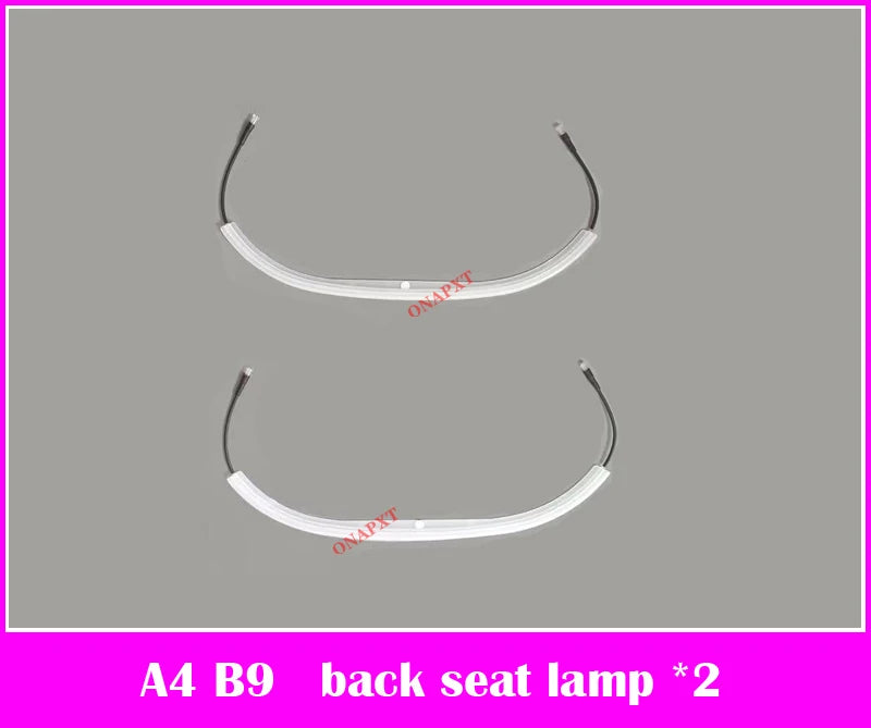 LED For Audi A4 S4 A5 S5 B9 2016-2023 Center Console Dashboard Ambient Light Strip Decorative Cover Lift Tweeter Speaker Lamp